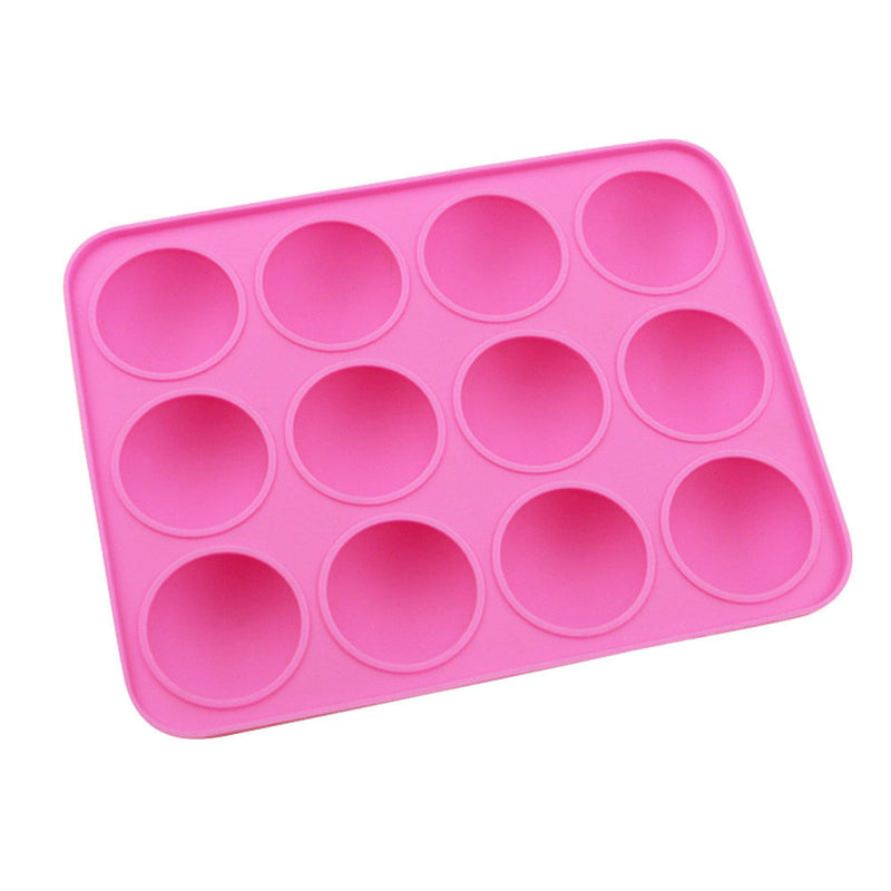 1 x Hemisphere Shape Silicone 12 Holes Food Grade Baking Accessories Chocolate