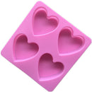 2XHeart-shaped Silicone Mold Fondant Cake Decor Chocolate Baking Durable