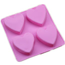 2XHeart-shaped Silicone Mold Fondant Cake Decor Chocolate Baking Durable