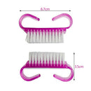4Pcs Nail Art Cleaner Brush for Powder Dust Cleaning Remover Pedicure DIY Tool