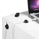 10x Cable Desk Wire Tidy Organiser Cord Lead USB Charge Holder Clips Newest Use