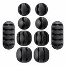 10Pcs Cable Reel Organizer Cord Management Charger Desktop Clip Wire Holder