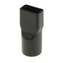 Hose-Converter-Adapter Dust-Cleaner Vacuum Plastic Square Head Black