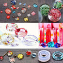 83pcs/set Handmade Crystal Glue Silicone Mold DIY Jewelry Pendant Necklace Set
