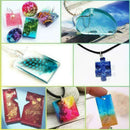 Handmade Crystal Glue Mold Set DIY Crystal Glue Jewelry Mold 83 Pcs Set
