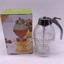 1x Honey Jar Dispenser Syrup Bee Stand Hive Cup-Acrylic Container Trigger New