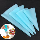2 Set Durable Cake Decorating Bag Clip Piping Bags  Piping Bag Blue Color