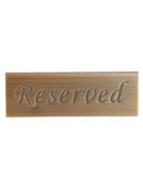 Stainless Steel Reserved Table Sign Reserving Seat Wedding Table Party Decor