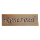 Stainless Steel Reserved Table Sign Reserving Seat Wedding Table Party Decor