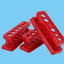 1 pc Quality Laboratory Test Tube Rack Red Plastic Scientific Good Accessories