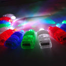 100Pcs Light-Up-Toys Finger-Tip Magic-Glove Glow-In-The-Dark-Toys Led-Flashing
