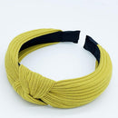 Cloth Headband Hair-Accessories Bow Knot Soft Girls Simple Sweet Cotton Solid
