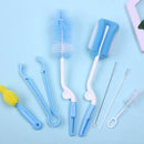 7x/Set Safe Baby Bottle Brush Wash Nipple Brush Tool Cleaning Kit Baby Products