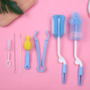 7Pcs/Set Baby Feeding Bottle Brush Sponge Cleaner Nipple Cleaning Washing Tool