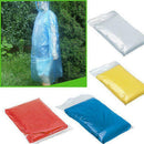 10XDisposable Emergency Waterproof Rain Coat Poncho Rainwear Rainsuit New