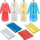 10XDisposable Emergency Waterproof Rain Coat Poncho Rainwear Rainsuit New