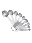 9pcs Measuring Spoon Cup Set Baking Coffee Tea Cooking Stainless Steel Utensil