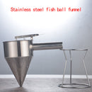 Stainless Steel Funnel Small Balls Tools With Rack Cupcakes Baking