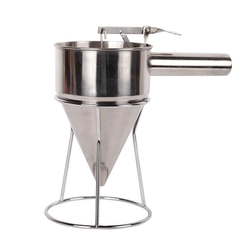 Stainless Steel Funnel Small Balls Tools With Rack Cupcakes Baking
