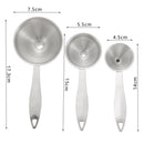 3-In-1 Portable Stainless Steel Mini Metal Funnel Set Home Kitchen Accessories