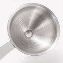1 x Mini Stainless Steel Funnel with Handle Kitchen Tool for Liquid Fluid Powder