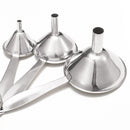 1 x Mini Stainless Steel Funnel with Handle Kitchen Tool for Liquid Fluid Powder