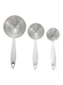 3 In 1 Portable Stainless Steel Mini Metal Funnel Set Home Kitchen Accessories