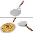 Pizza-Shovel Kitchen-Baking-Tool Stainless-Steel Round Pie Pancake