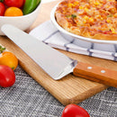 Blade-Cutter Shovel Spatulas Pizza-Server Pastry Stainless-Steel Serrated-Edge
