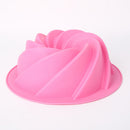 Cake-Molds Pizza-Pan Baking-Tools Bread-Pastry-Mould Spiral-Shape Silicone Cake