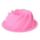 Cake-Molds Pizza-Pan Baking-Tools Bread-Pastry-Mould Spiral-Shape Silicone Cake