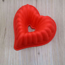 1 pc Universal Silicone Cake Pan Molds Heart Shaped Chocolate One Color