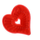1 pc Universal Silicone Cake Pan Molds Heart Shaped Chocolate One Color