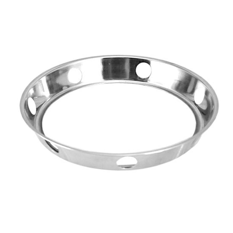 1 Piece Wok Ring Stainless Steel Rack Kitchen Round Stand with Reversible Size