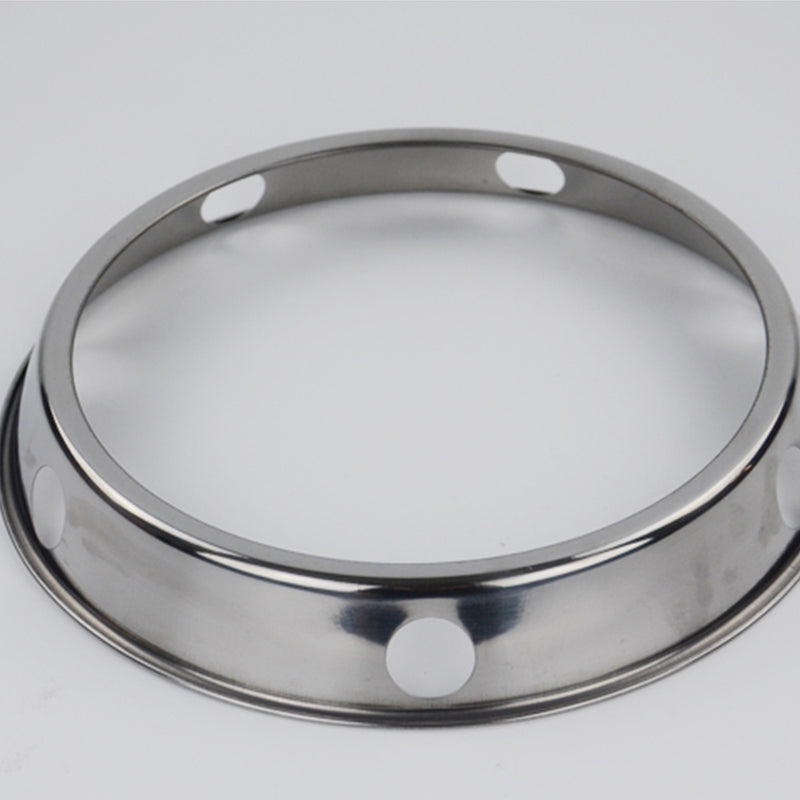 1 Piece Wok Ring Stainless Steel Rack Kitchen Round Stand with Reversible Size