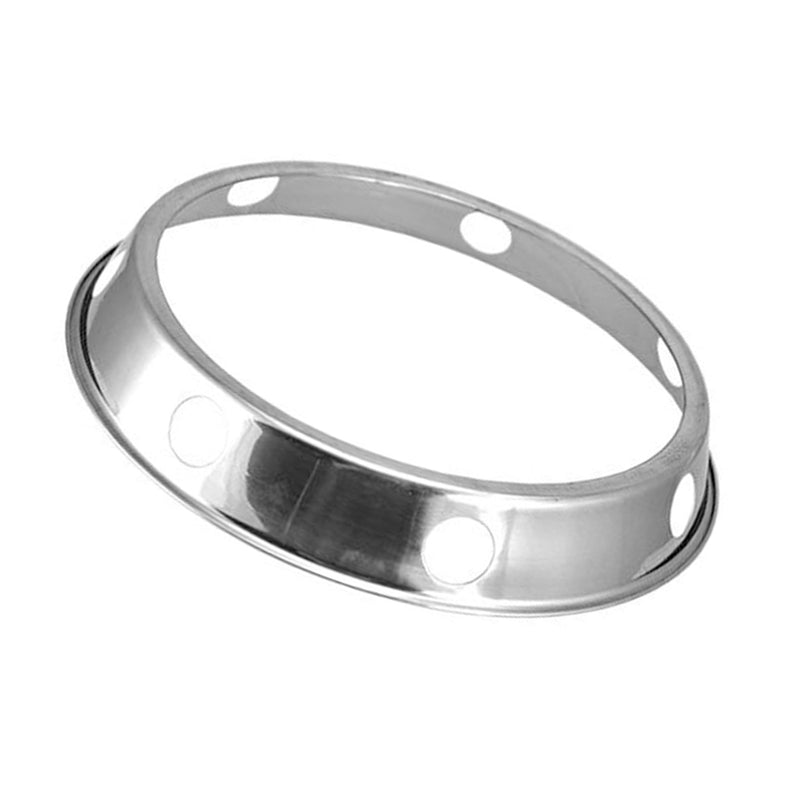 1 Piece Wok Ring Stainless Steel Rack Kitchen Round Stand with Reversible Size