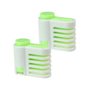 2x 5 Layers DIY Cake Bread Cutter Leveler Slicer Cutting Fixator Kitchen Tool