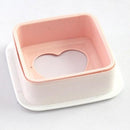 Sandwich Mold Cutter and Sealer Heart Shape Bread Toast Sandwich Maker for Kids