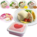 Sandwich Mold Cutter and Sealer Heart Shape Bread Toast Sandwich Maker for Kids
