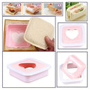 Cake Mold Maker Heart Shape Sandwich Bread Biscuits Embossed Device Tool