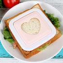 Sandwich Mold Cutter and Sealer Heart Shape Bread Toast Sandwich Maker for Kids
