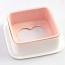Sandwich Mold Cutter and Sealer Heart Shape Bread Toast Sandwich Maker for Kids