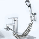 High Pressure Bathroom Kitchen Sink Faucet Sprayer Set Valve WIth Base Hose