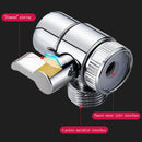 High Pressure Bathroom Kitchen Sink Faucet Sprayer Set Valve WIth Base Hose