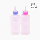 9 PCS Folding Portable Plastic Travel Pet Dog Cat Water Drink Feeding Bottle