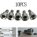 10 pcs Metal Dimpler Drilling Bits For Drywall Plasterboard Screw Locating Tools