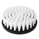 White Electric Drill Brush Tile Grout Power Scrubber Cleaning Attachments
