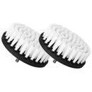 White Electric Drill Brush Tile Grout Power Scrubber Cleaning Attachments