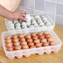 34-Grids Plastic Storage Box Egg Holder with Lid for Refrigerator Newest Useful