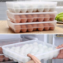 34-Grids Plastic Storage Box Egg Holder with Lid for Refrigerator Newest Useful